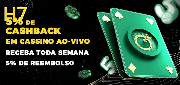 Promoções do cassino ao Vivo H7